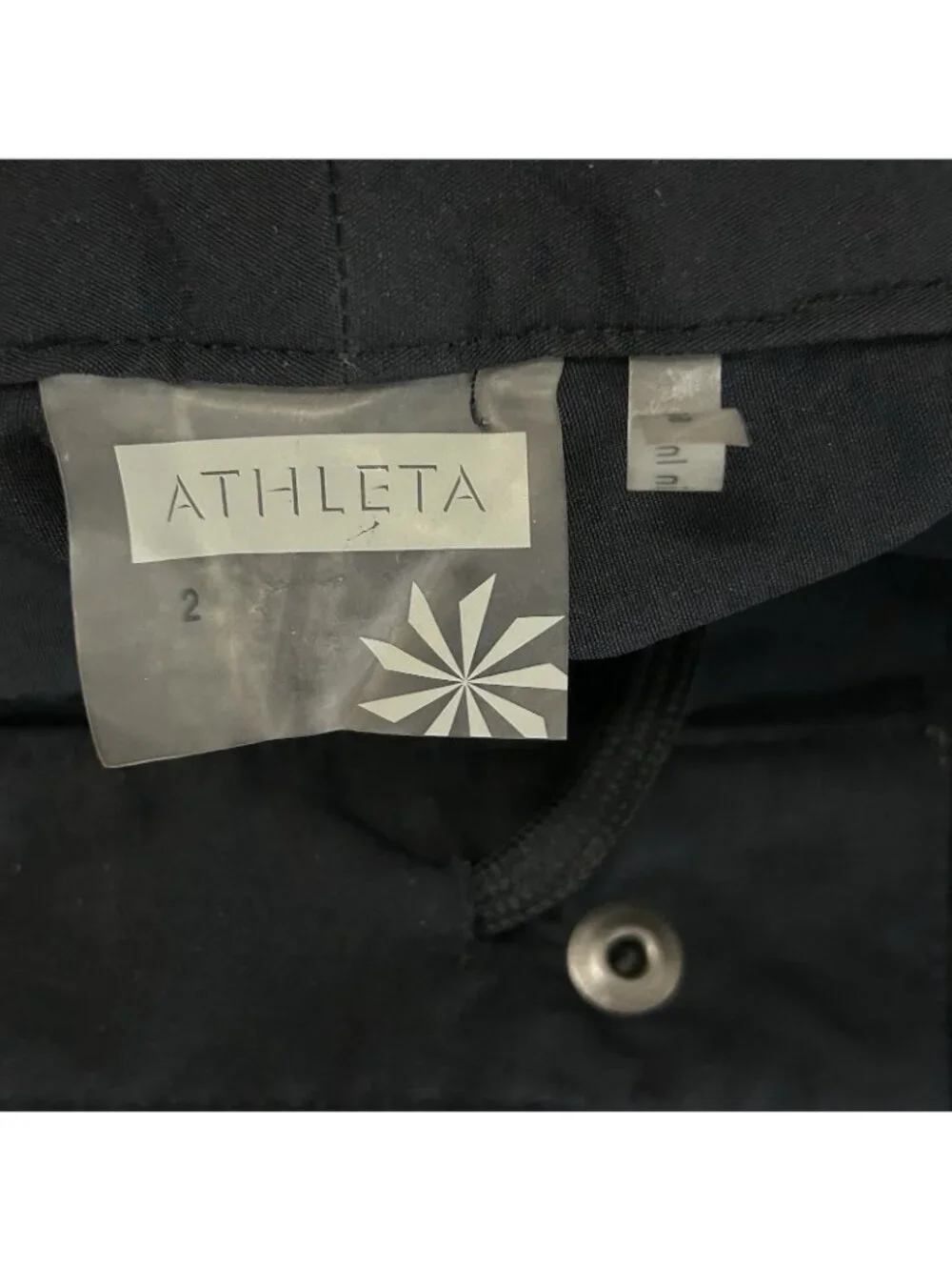 Athleta Heathered Low Rise Dipper Pant Women’s Size 2 Black Hiking Bootcut Leg - Picture 4 of 16